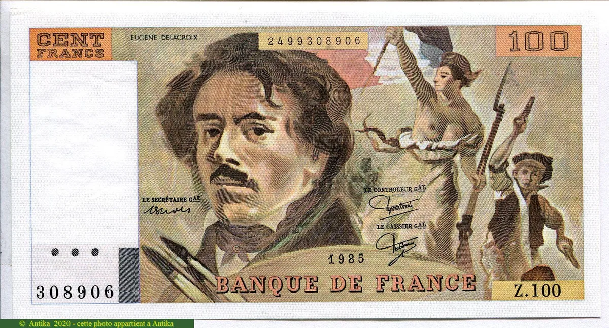 100 FRANCS DELACROIX - Type 1978 modifié