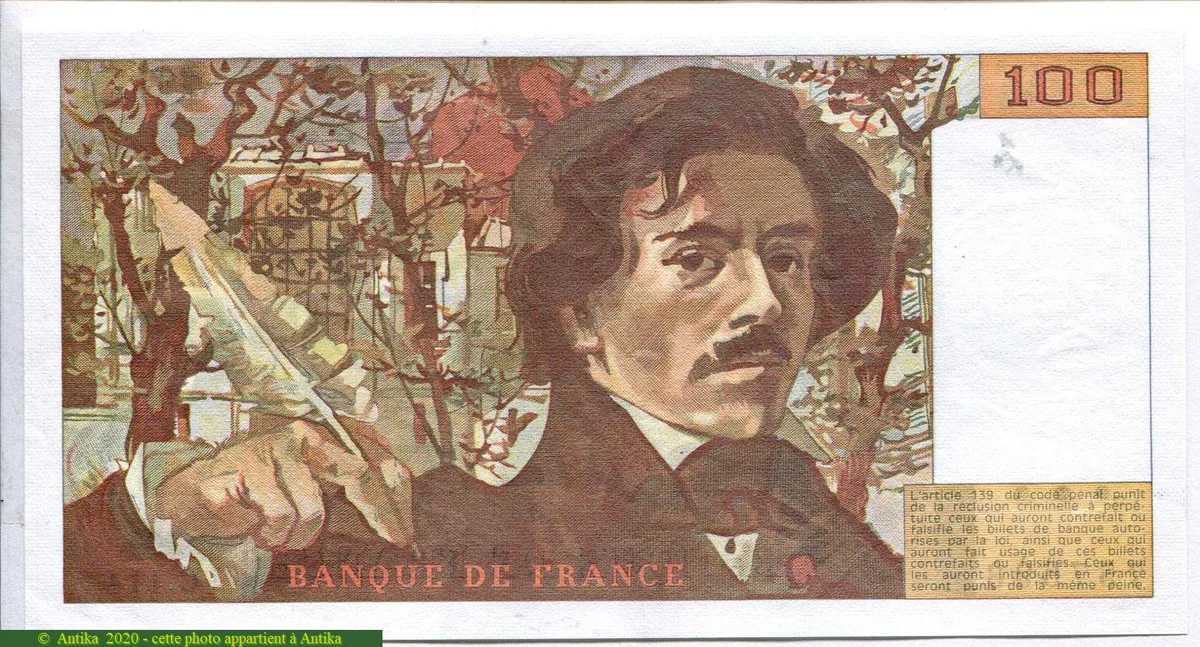 100 FRANCS DELACROIX - Type 1978 modifié