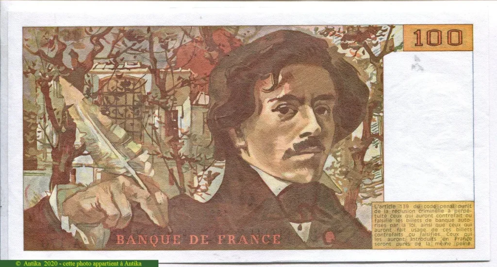 100 FRANCS DELACROIX - Type 1978 "imprimé en continu"