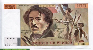 100 FRANCS DELACROIX - Type 1978 "imprimé en continu"