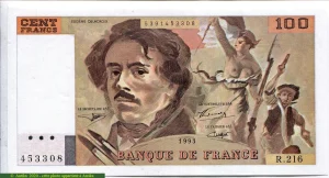 100 FRANCS DELACROIX - Type 1978 "imprimé en continu"