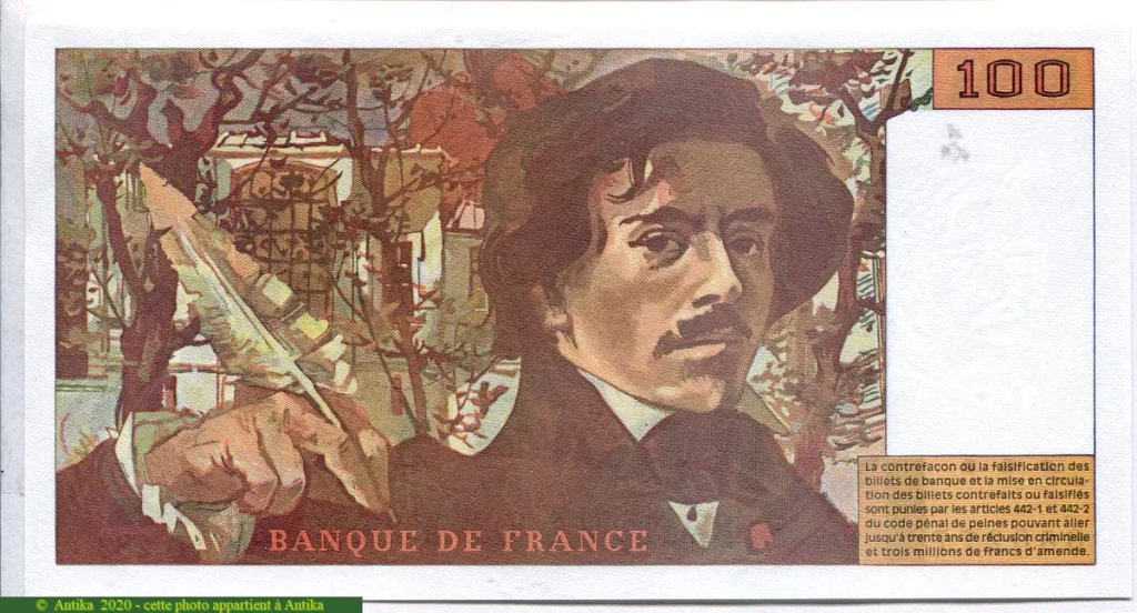100 FRANCS DELACROIX - Type 1978 "442-1 & 442-2"