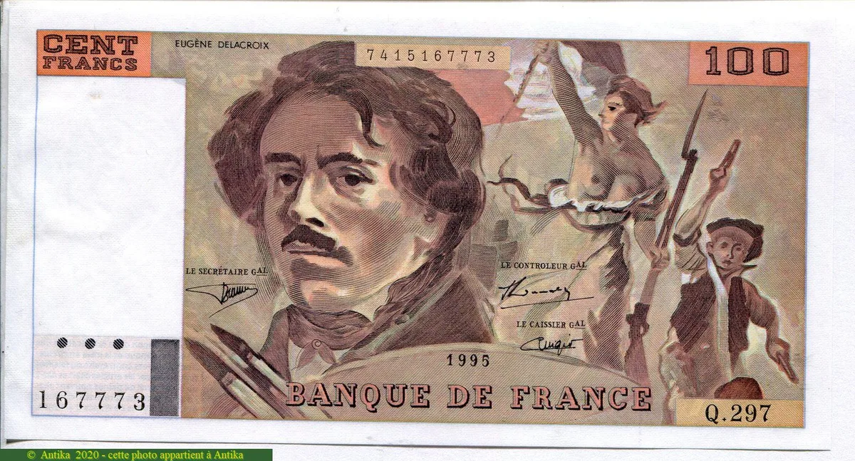 100 FRANCS DELACROIX - Type 1978 "442-1 & 442-2"