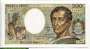 200 FRANCS MONTESQUIEU -Type 1981