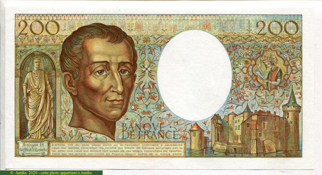 200 FRANCS MONTESQUIEU -Type 1981