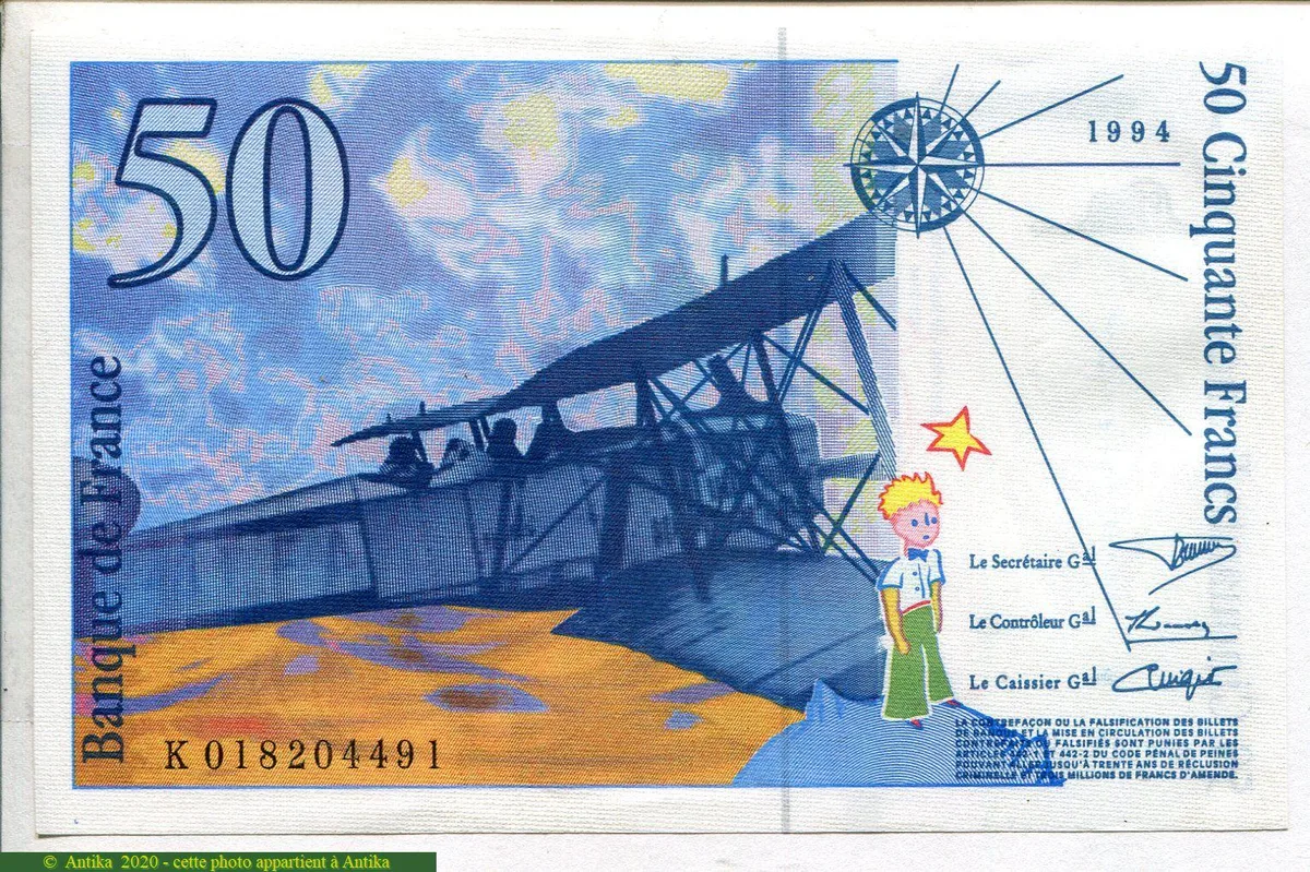50 FRANCS SAINT-EXUPERY - Type 1992 modifié