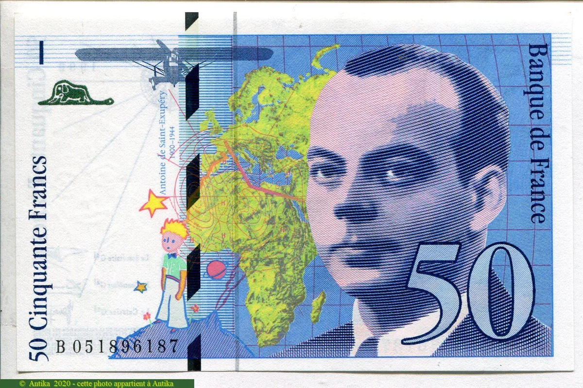 50 FRANCS SAINT-EXUPERY - Type 1992 modifié