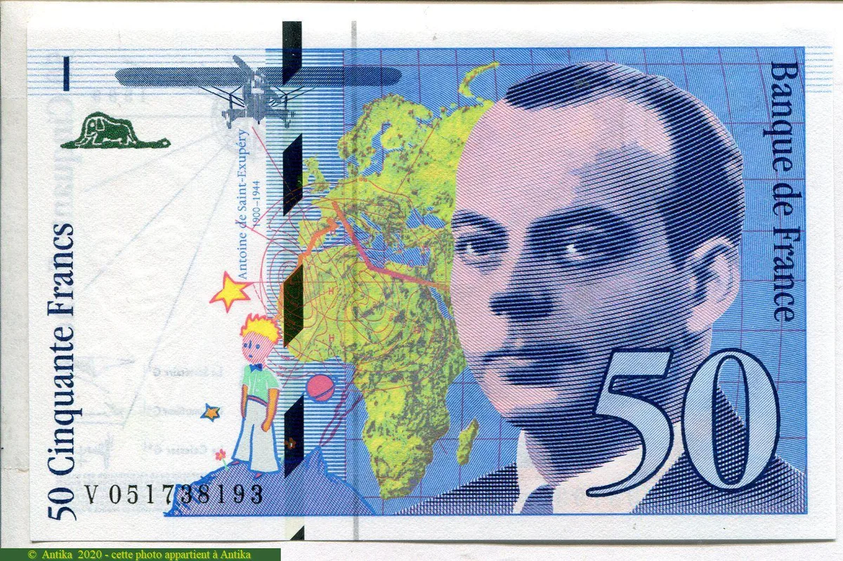 50 FRANCS SAINT-EXUPERY - Type 1992 modifié