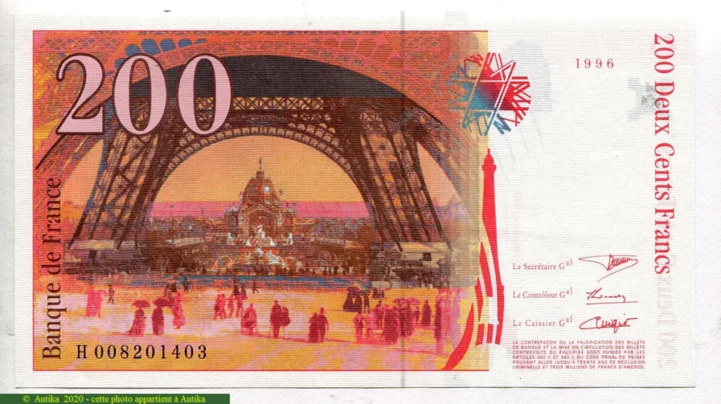 200 FRANCS EIFFEL - Type 1995