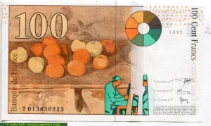 100 FRANCS CEZANNE -Type 1997