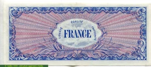 100 FRANCS Verso "France"
