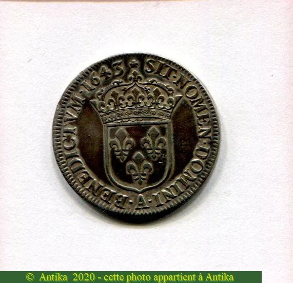 1/4 écu 2ème poinçon de Warin buste drapé