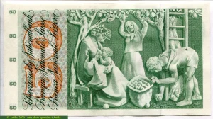 50 Francs, Fillette- Récolte de pommes PROMO * *