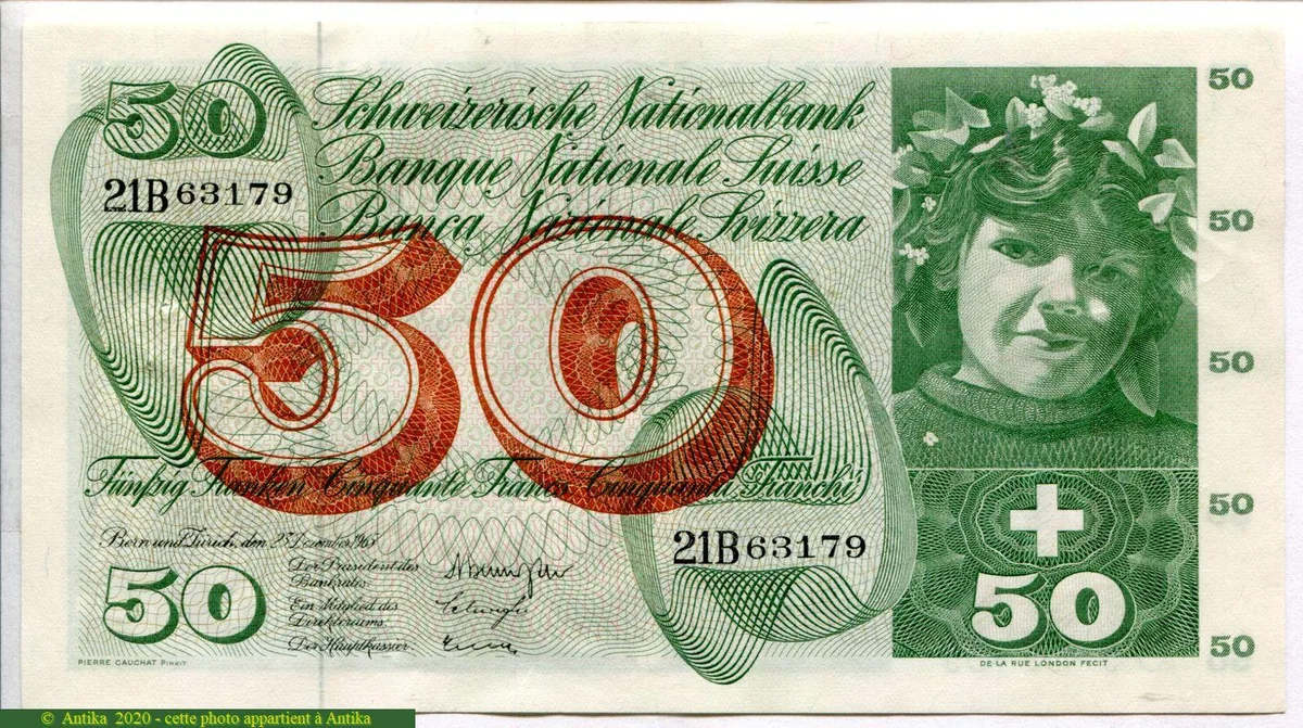 50 Francs, Fillette- Récolte de pommes PROMO * *