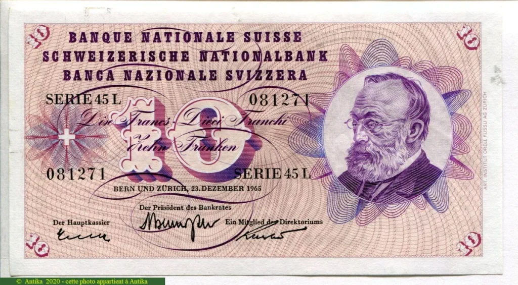 10 Francs Gottfried Keller * * *
