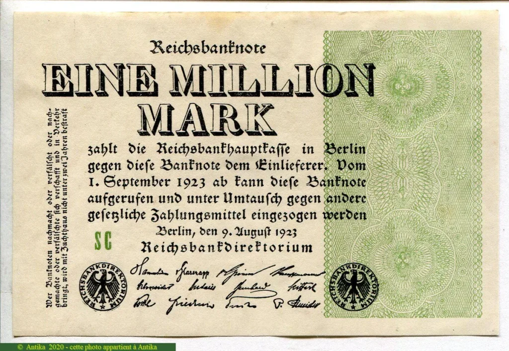 1 Million Mark Uniface Brun Vert * *