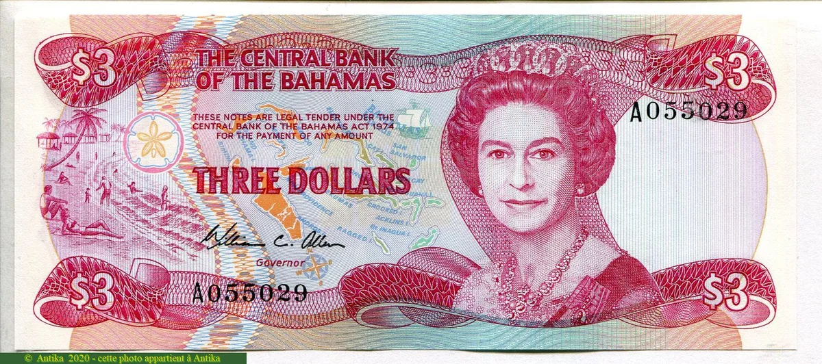 3 Dollars Elizabeth II & Voiliers * * *