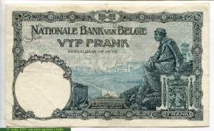 5 Francs Roi Albert & Reine Elizabeth