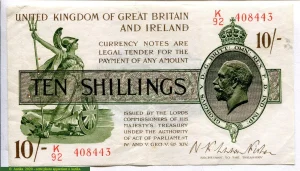 10 Shillings Georges V Sig:Fischer K92 PROMO
