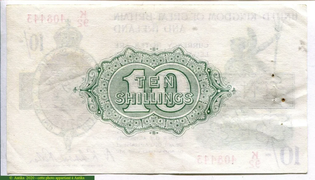 10 Shillings Georges V Sig:Fischer K92 PROMO