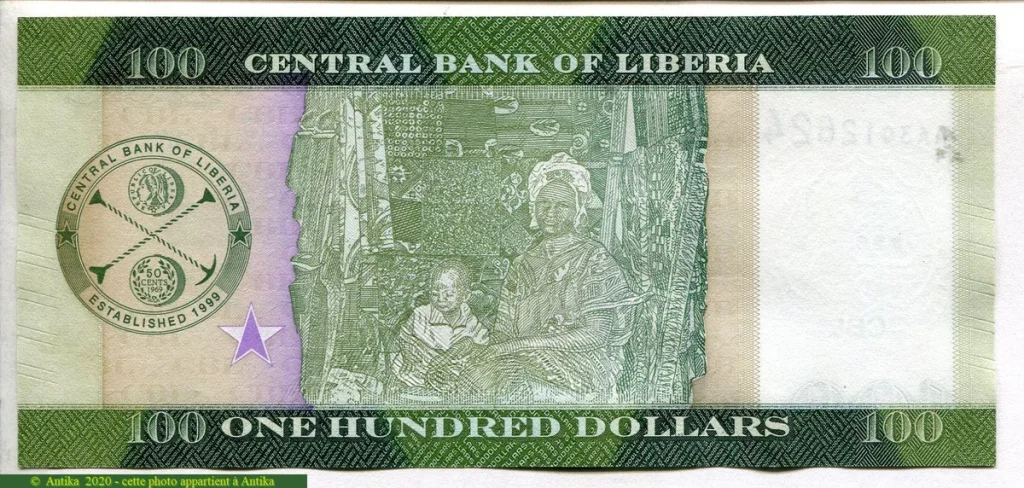 100 Dollars William R.Tolbert Jr NOUVEAUTE * *