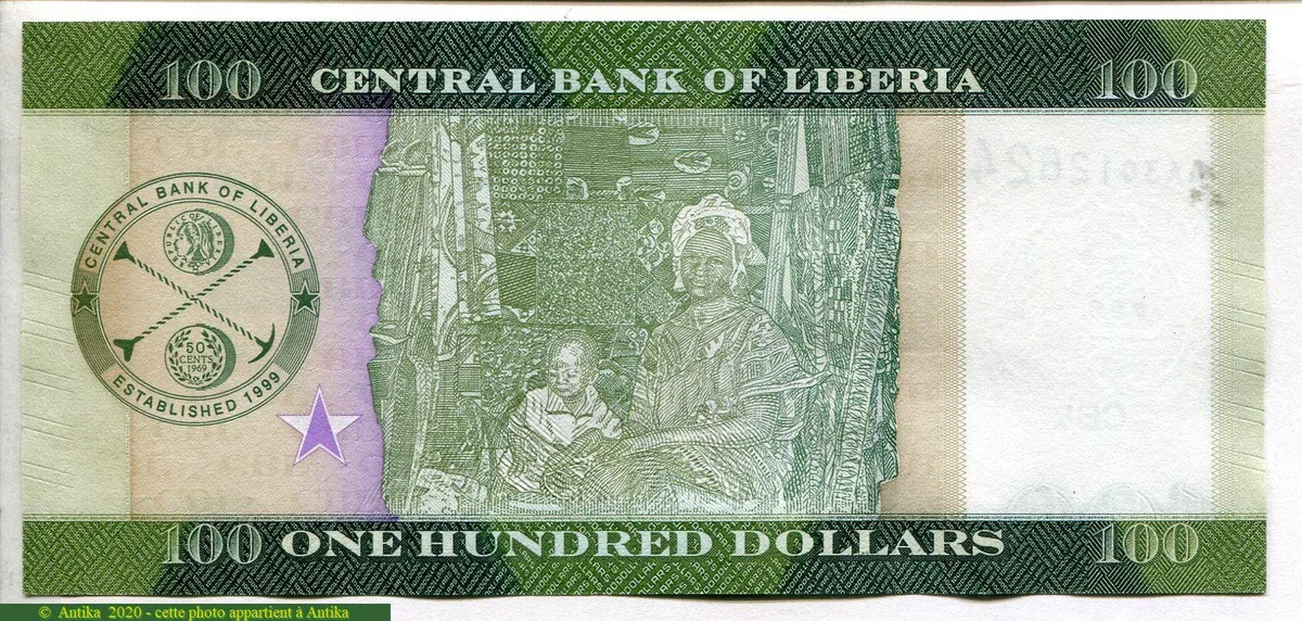 100 Dollars William R.Tolbert Jr NOUVEAUTE * *
