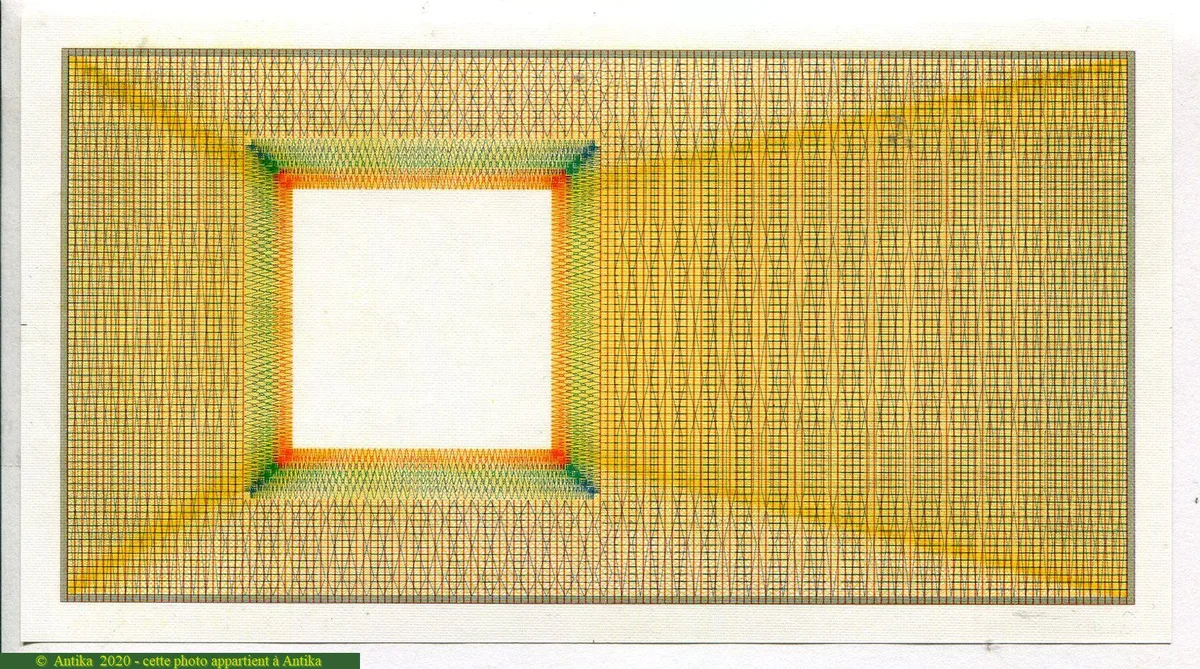 1250 Echantillon SPECIMEN Filigranne Antilope Superbe Billet