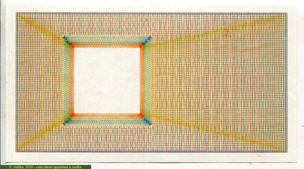 1250 Echantillon SPECIMEN Filigranne Antilope Superbe Billet