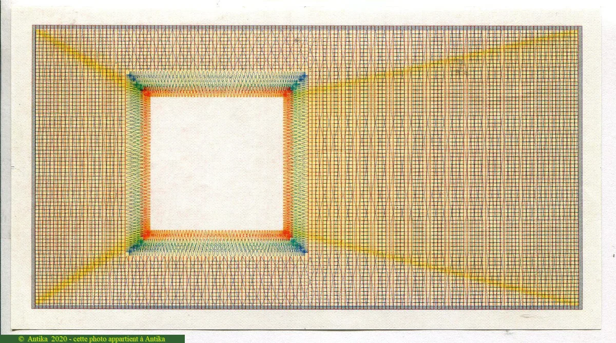 1250 Echantillon SPECIMEN Filigranne Antilope Superbe Billet