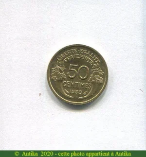 50 CENTIMES MORLON Bronze-Alu