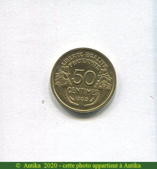 50 CENTIMES MORLON Bronze-Alu