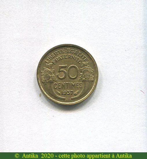 50 CENTIMES MORLON Bronze-Alu