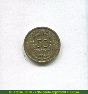 50 CENTIMES MORLON Bronze-Alu