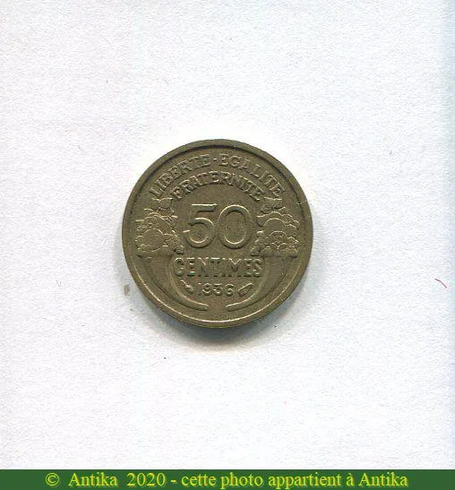 50 CENTIMES MORLON Bronze-Alu