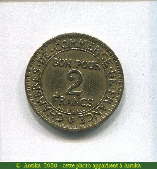 2 FRANCS CHAMBRE DE COMMERCE