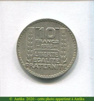 10 FRANCS TURIN Argent