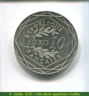 10 € COMMEMORATIVES EURO 2016 UEFA