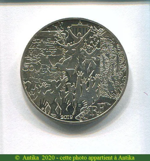 10 € COMMEMORATIVES 30 ème Anniv CHUTE MUR DE BERLIN