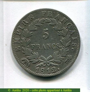 5 FRANCS NAP EMP revers EMPIRE
