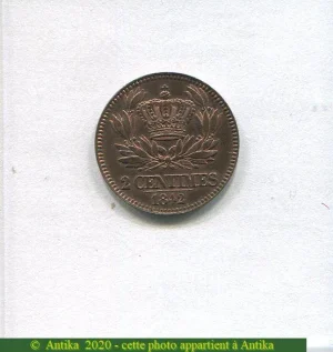 2 CENTIMES ESSAI Bronze de BARRE