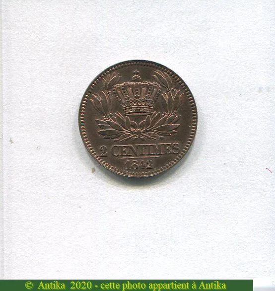 2 CENTIMES ESSAI Bronze de BARRE