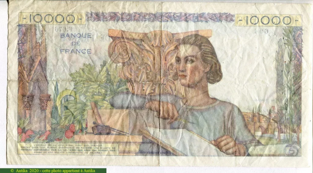 10 000 FRANCS GENIE Français- Type 1945