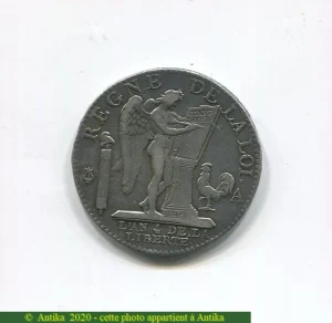 1/2 ECU de 3 livres FRANCOIS LOUIS XVI