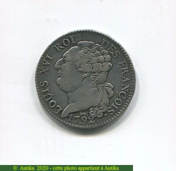 1/2 ECU de 3 livres FRANCOIS LOUIS XVI