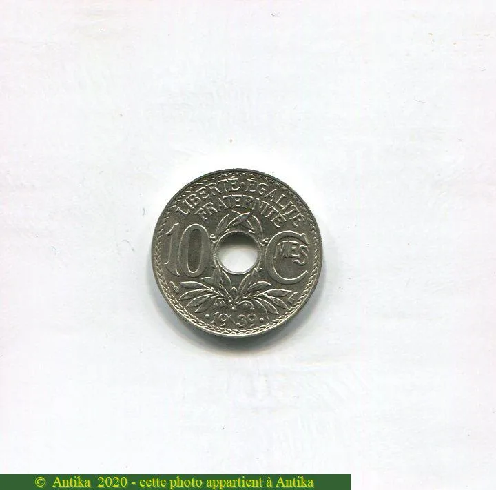 10 CENTIMES LINDAUER Pt avt & après la date