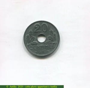 20 CENTIMES A.G.M.M. Type 20