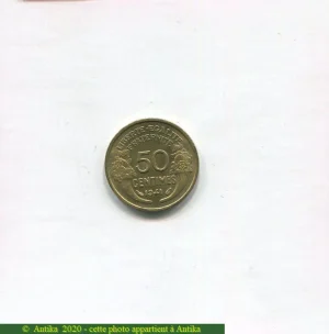 50 CENTIMES MORLON Bronze-Alu