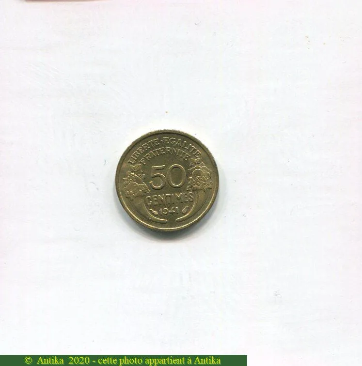 50 CENTIMES MORLON Bronze-Alu
