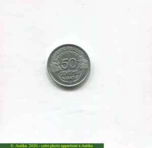 50 CENTIMES MORLON Aluminium
