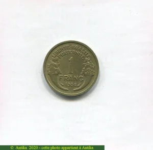 1 FRANC MORLON Bronze-Alu